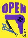 Open Hairdresser  Flag